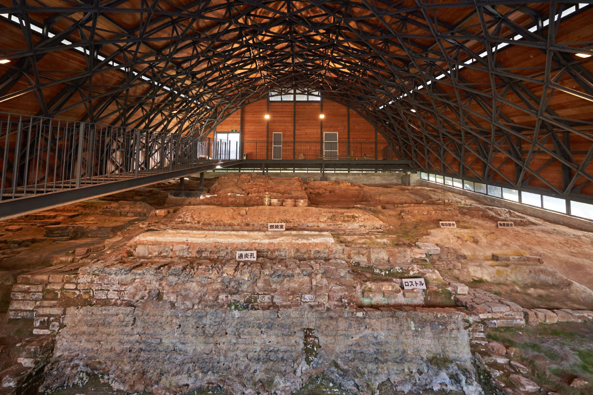 A remain of old ascending kiln