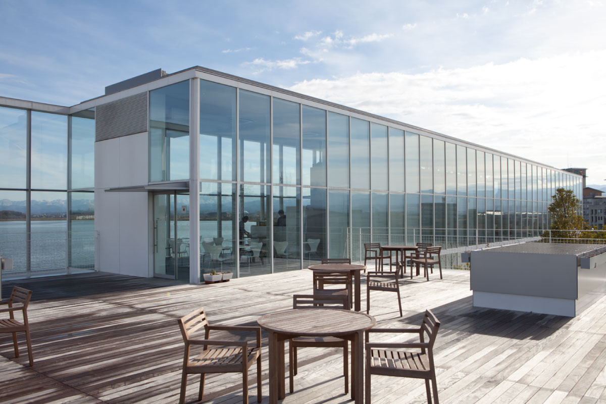 Open terrace at Machi Café