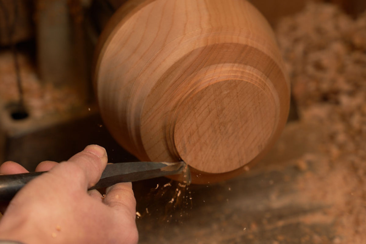 The workshop in Rokuro-no-Sato Arts and Crafts 