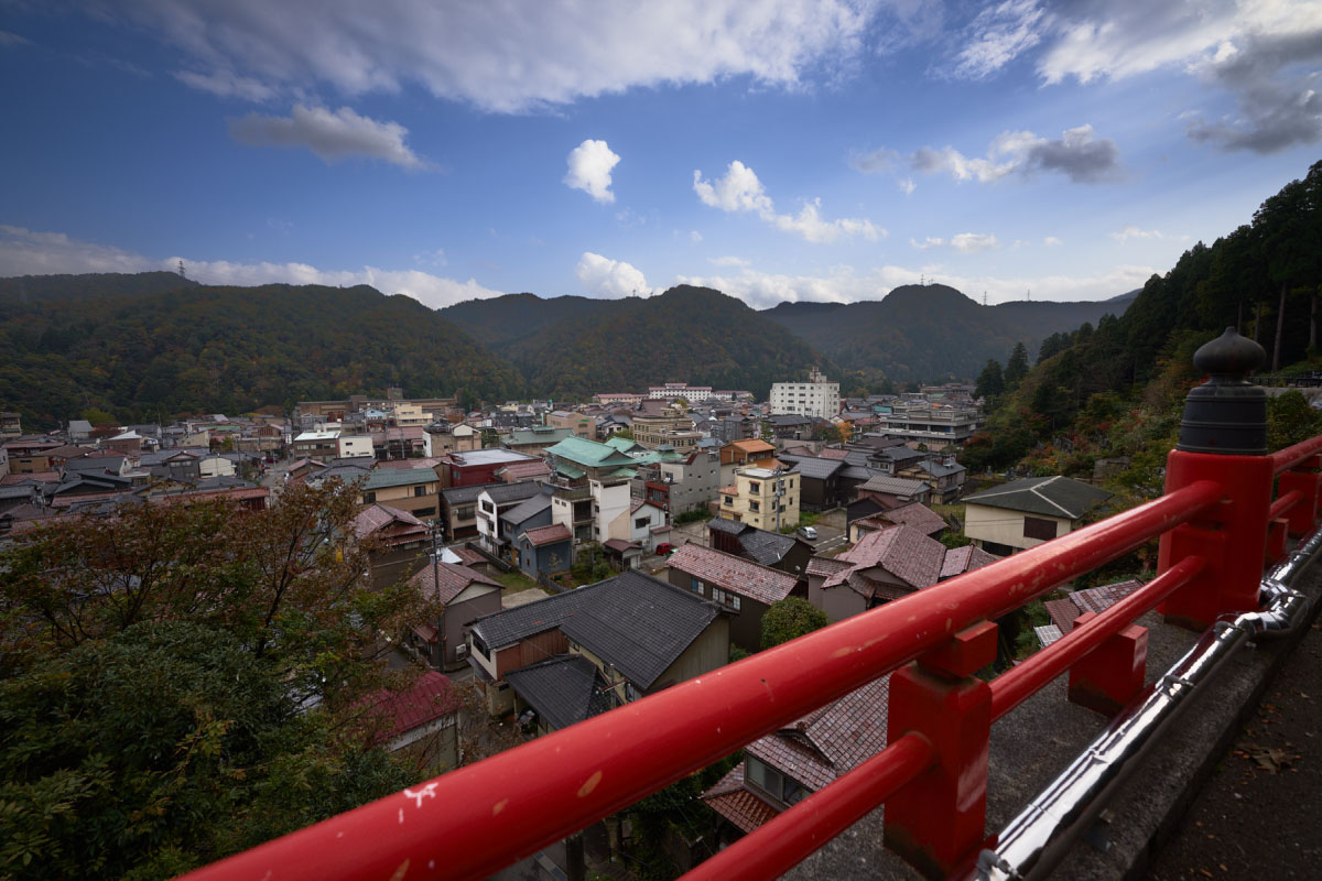 Yamanaka Onsen's townscape