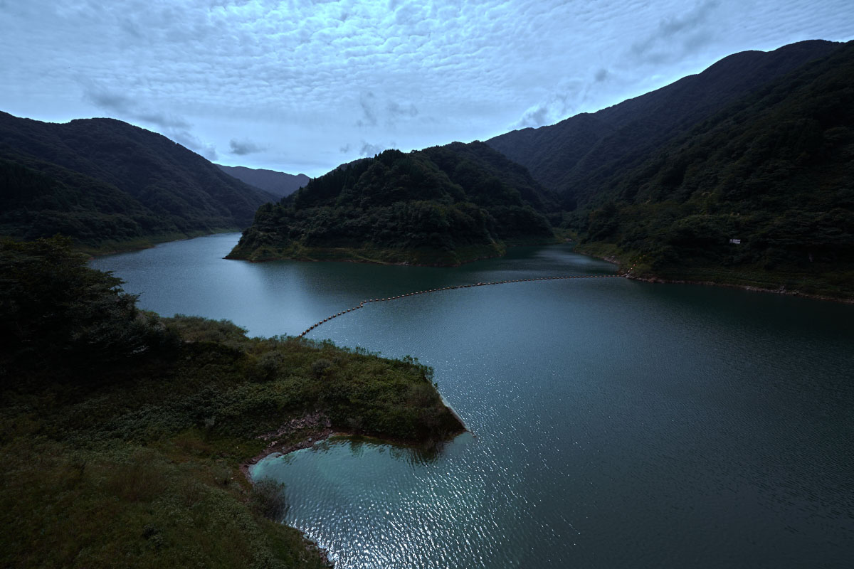 Kutani Dam, a 15 minutes drive from Korogi Bridge