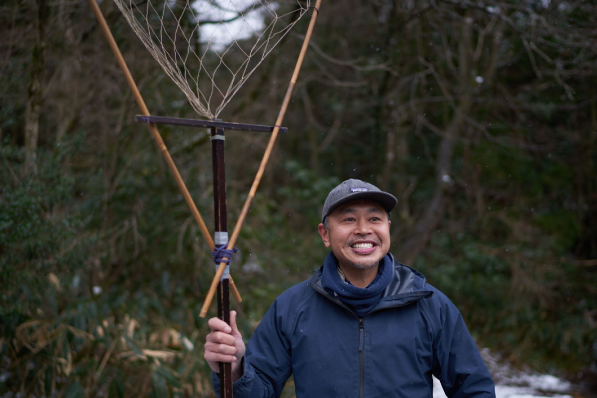 A younger hunter SANKAI talks about the hunting.