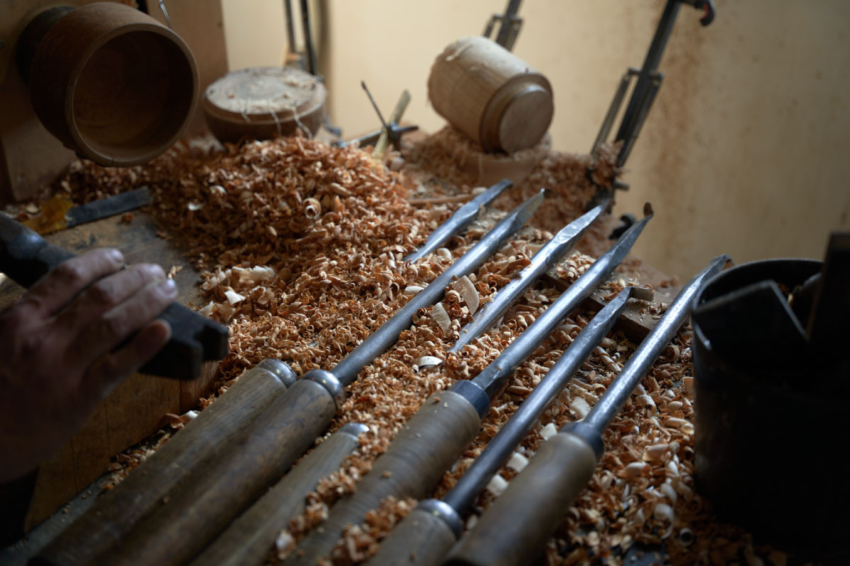 Different types of gouges 
