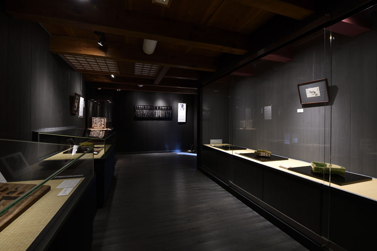 Works by artists are displayed 