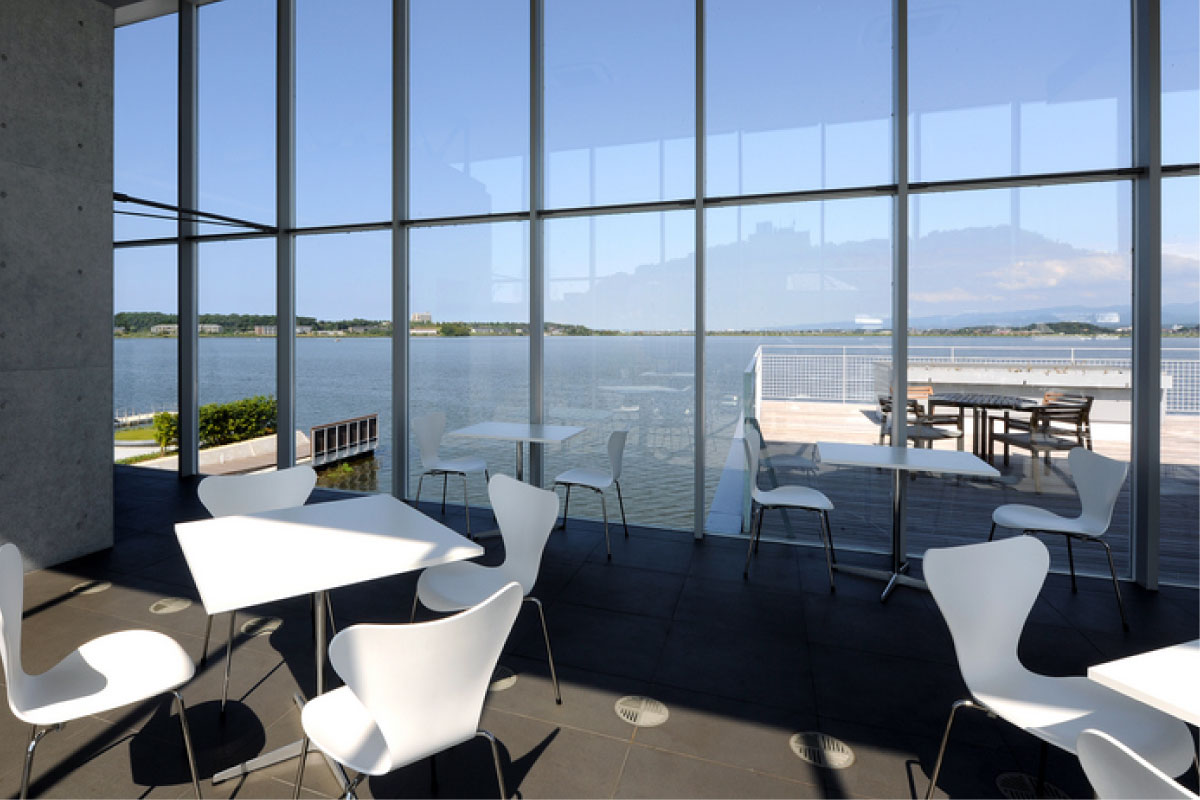 A view from the café
