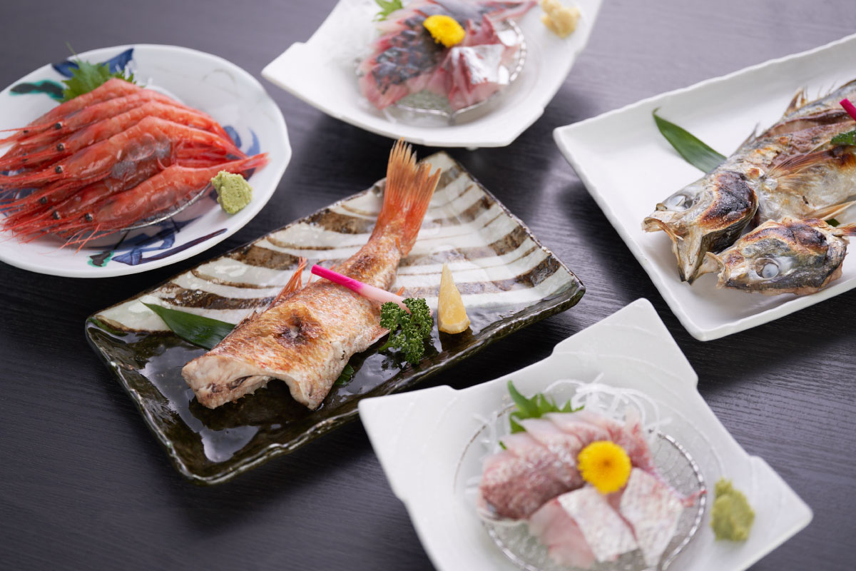 Fresh Seafood from Hashitate fishing port